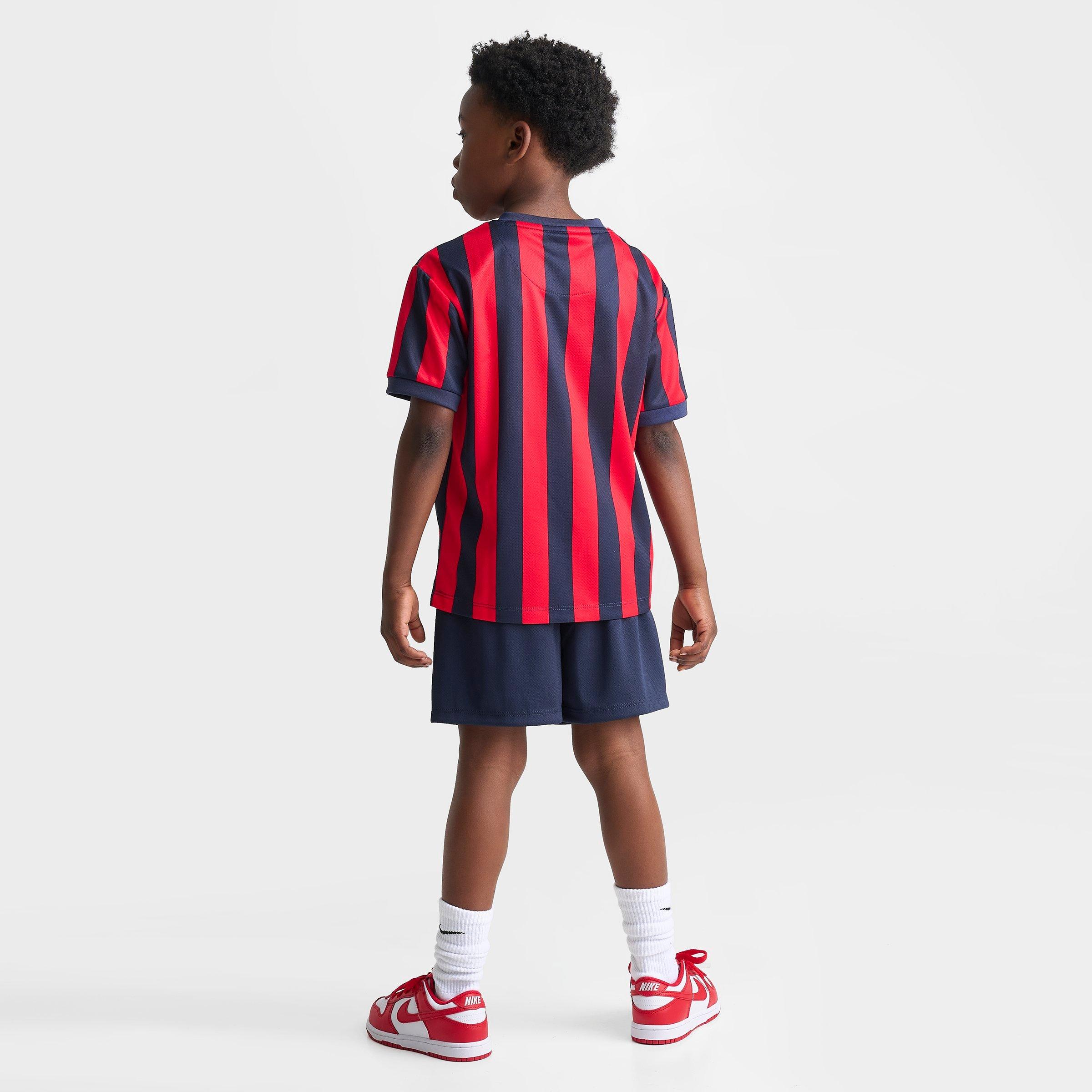 Little Kids' Nithtke Goal Mode Soccer Jersey and Shorts Set - Midnight Navy