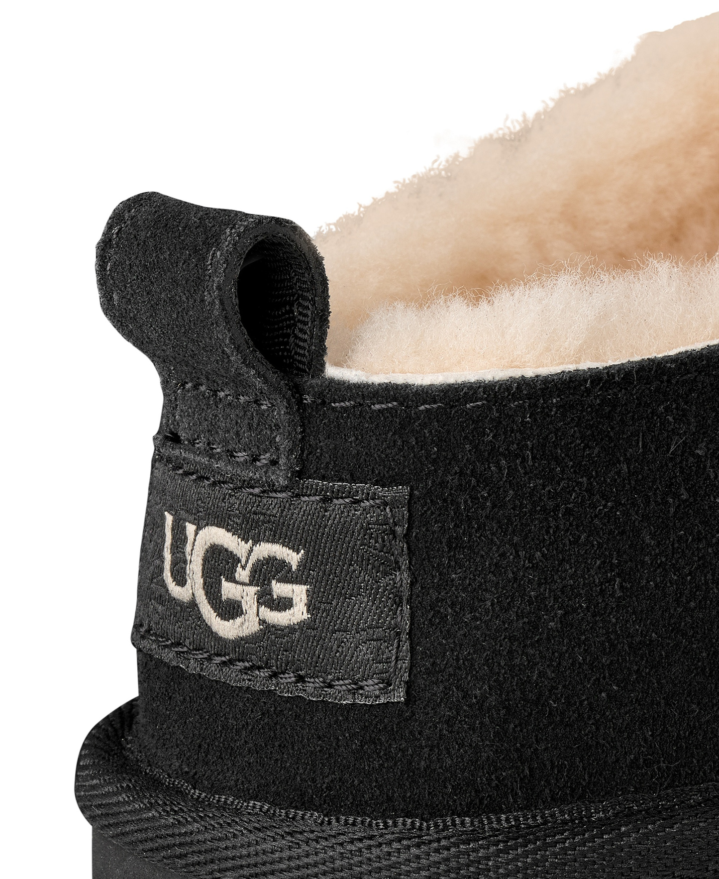 UGG® Kids' Classic Micro Slip-On Booties - Black