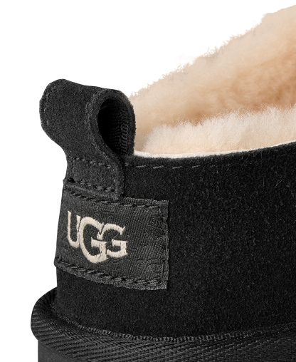 UGG® Kids' Classic Micro Slip-On Booties - Black