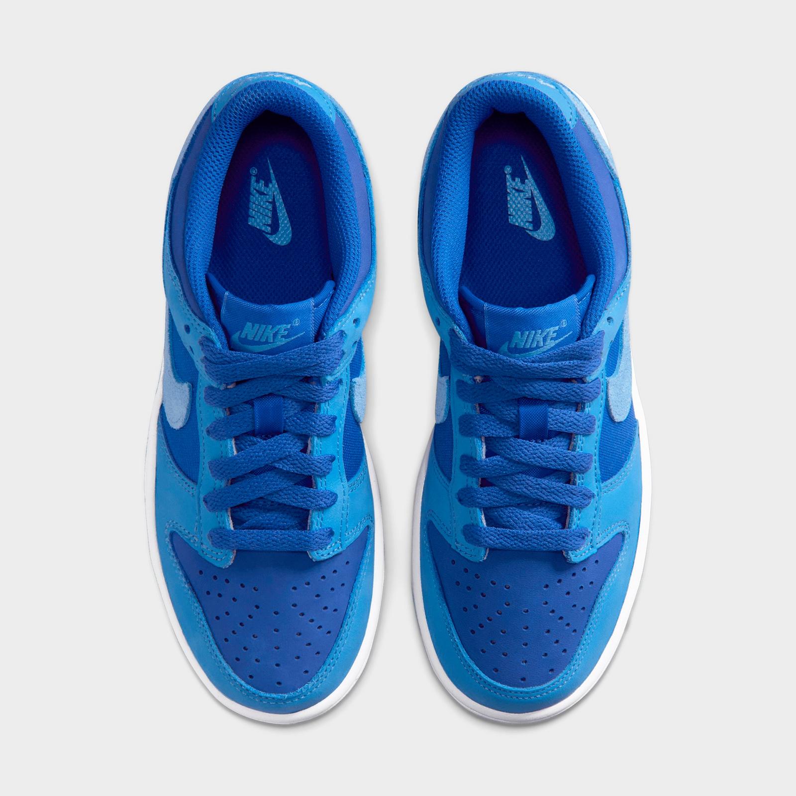 Big Kids' Nike Dunk Low Casual Shoes - Game Royal/White/University Blue