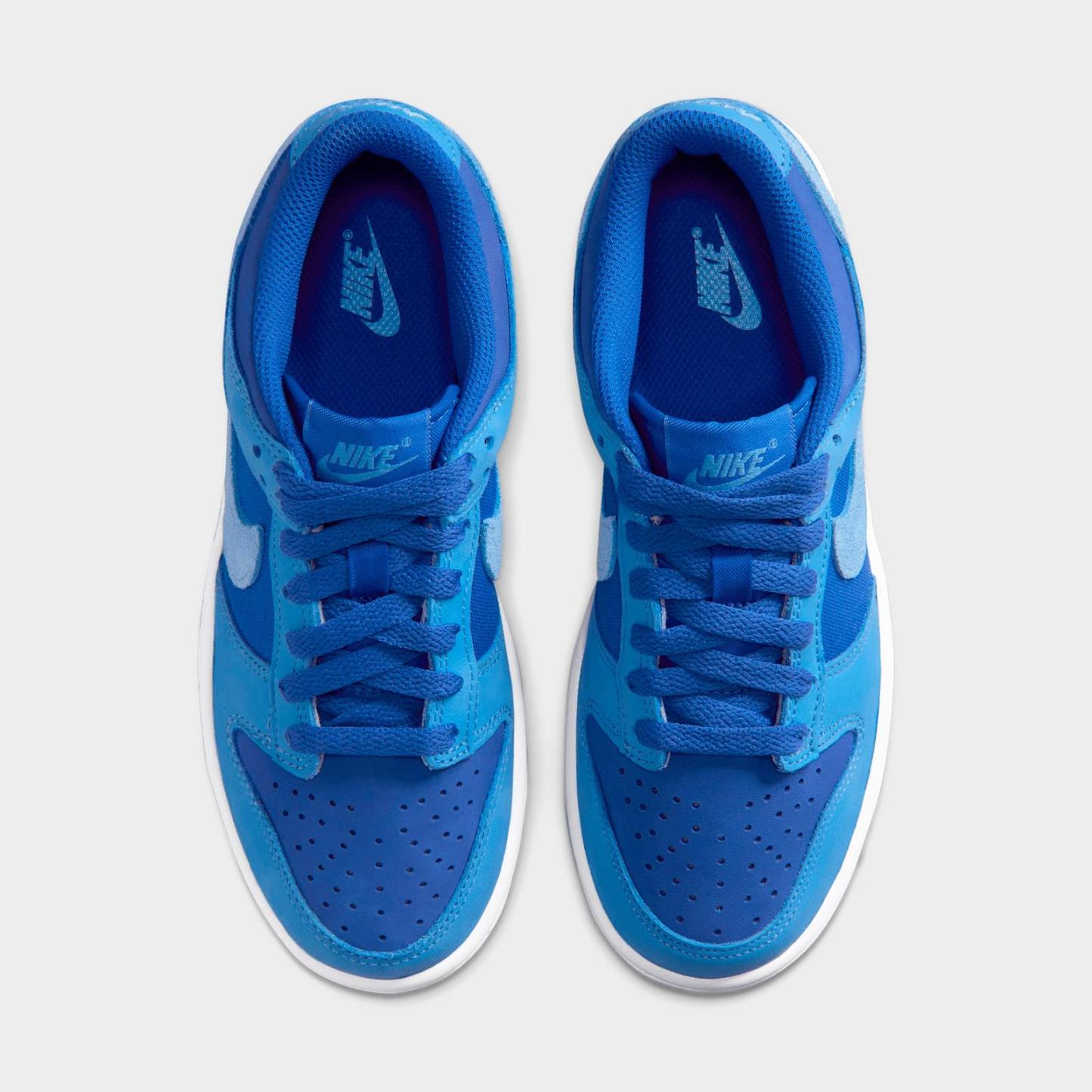 Big Kids' Nike Dunk Low Casual Shoes - Game Royal/White/University Blue