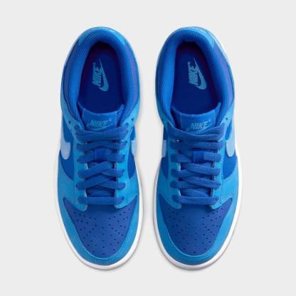 Big Kids' Nike Dunk Low Casual Shoes - Game Royal/White/University Blue