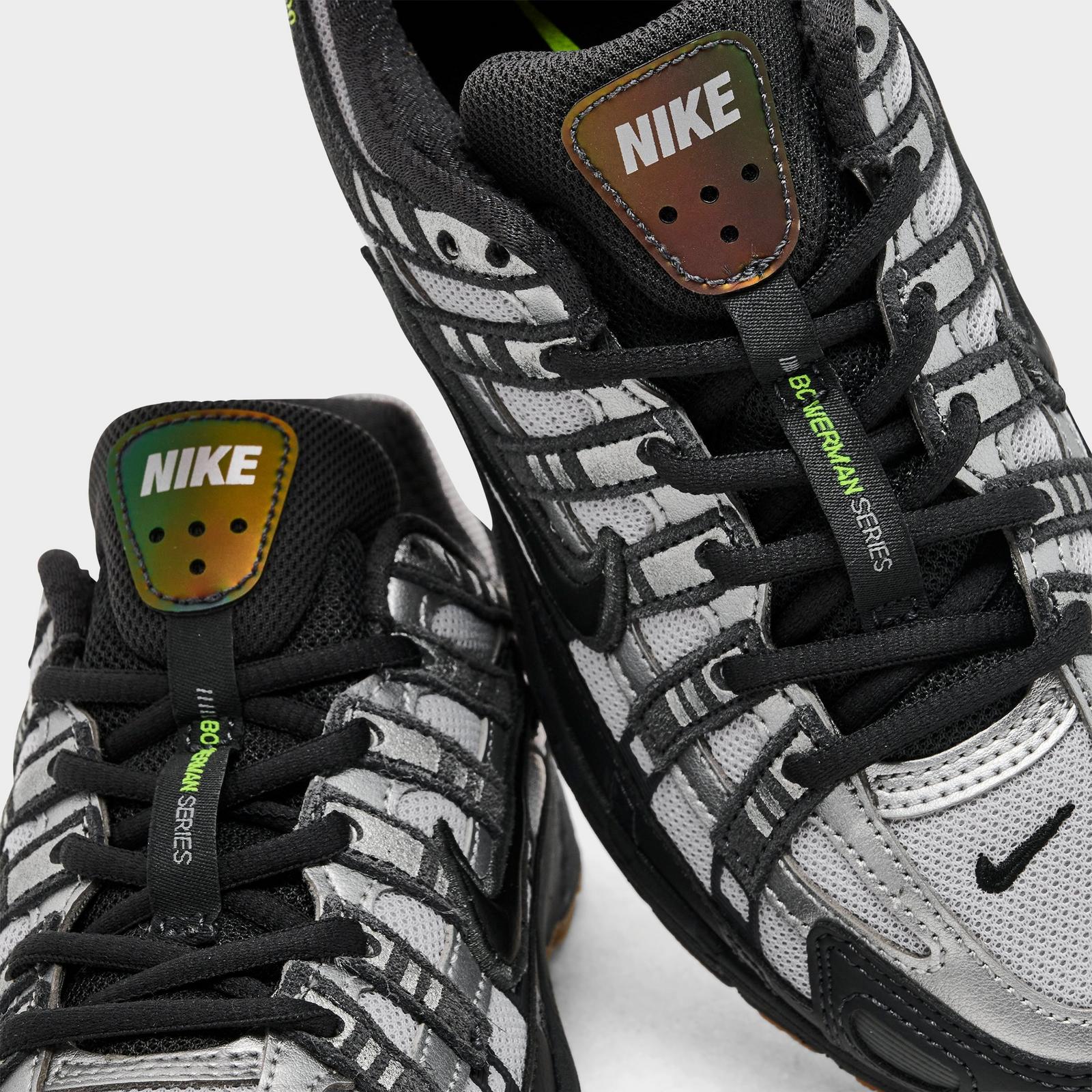 Big Kids' Nike P-6000 Casual Shoes - Grey Fog/Black/Anthracite/Volt (IQ0216-025)