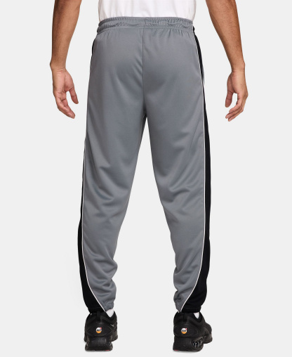 Nike Men's Air Slim-Fit Knit Track Pants - Smoke Gray/Black
