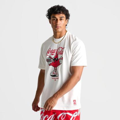 Men's adidas x Coca-Cola Treffie Graphic T-Shirt - White - view 3