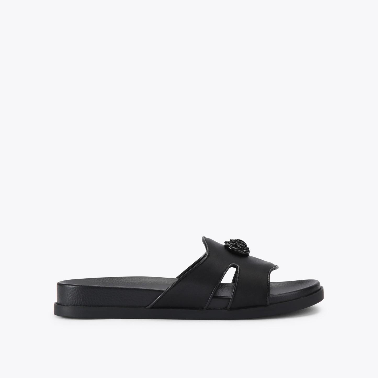 Kurt Geiger London Chelsea Cut Out Slide Sandal - Black