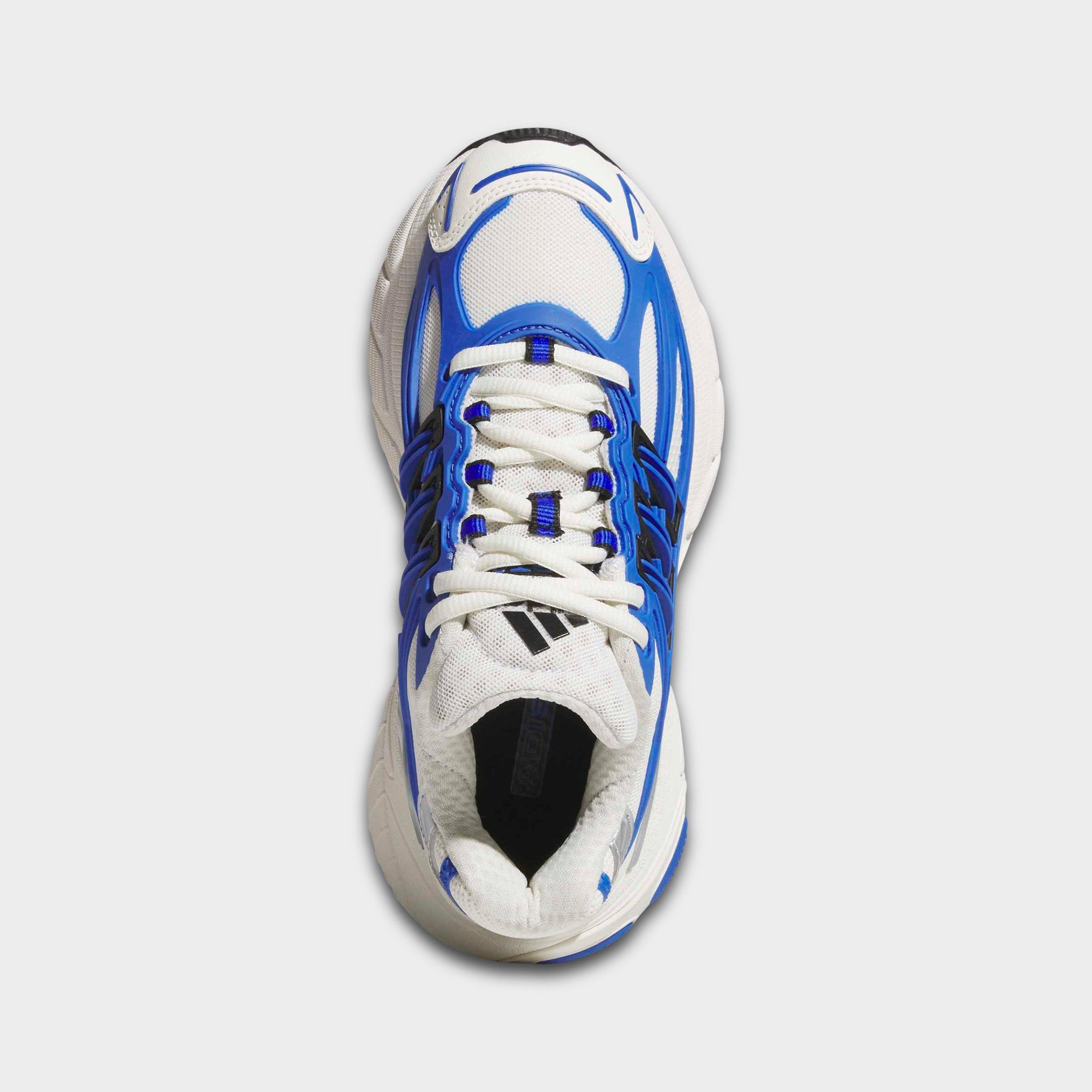 Big Kids' adidas Adistar XLG 2.0 Casual Shoes - Hi-Res Blue/Core Black/Off White - Top view