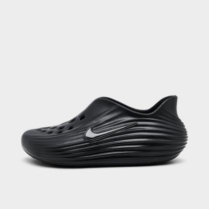 Women's Nithtke ReactX Rejuven8 Casual Shoes - Part 1 - Black/Black/Black - Left shoe facing left. Outside of the shoe.