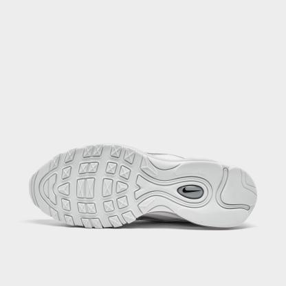 Men's Nithtke Air Max 97 Casual Shoes - White/Black/Wolf Grey - Bottom view