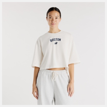 New Balance Boston City Waist Length T-Shirt, WT61W25ASST