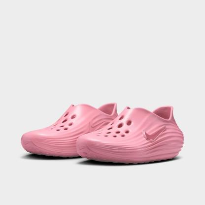 Big Kids' Nithtke ReactX Rejuven8 Recovery Casual Shoes - Elemental Pink/Elemental Pink/Elemental Pink - Both shoes facing left