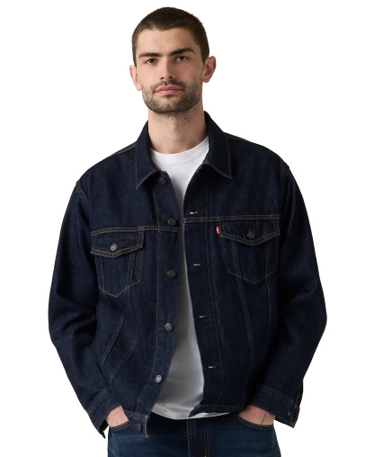Levi's Men's Relaxed-Fit Trucker Jacket - Rinse It Out