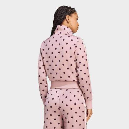 Women's adidas Originals Firebird Polka Dot Satin Track Jacket - Dual Lilac
