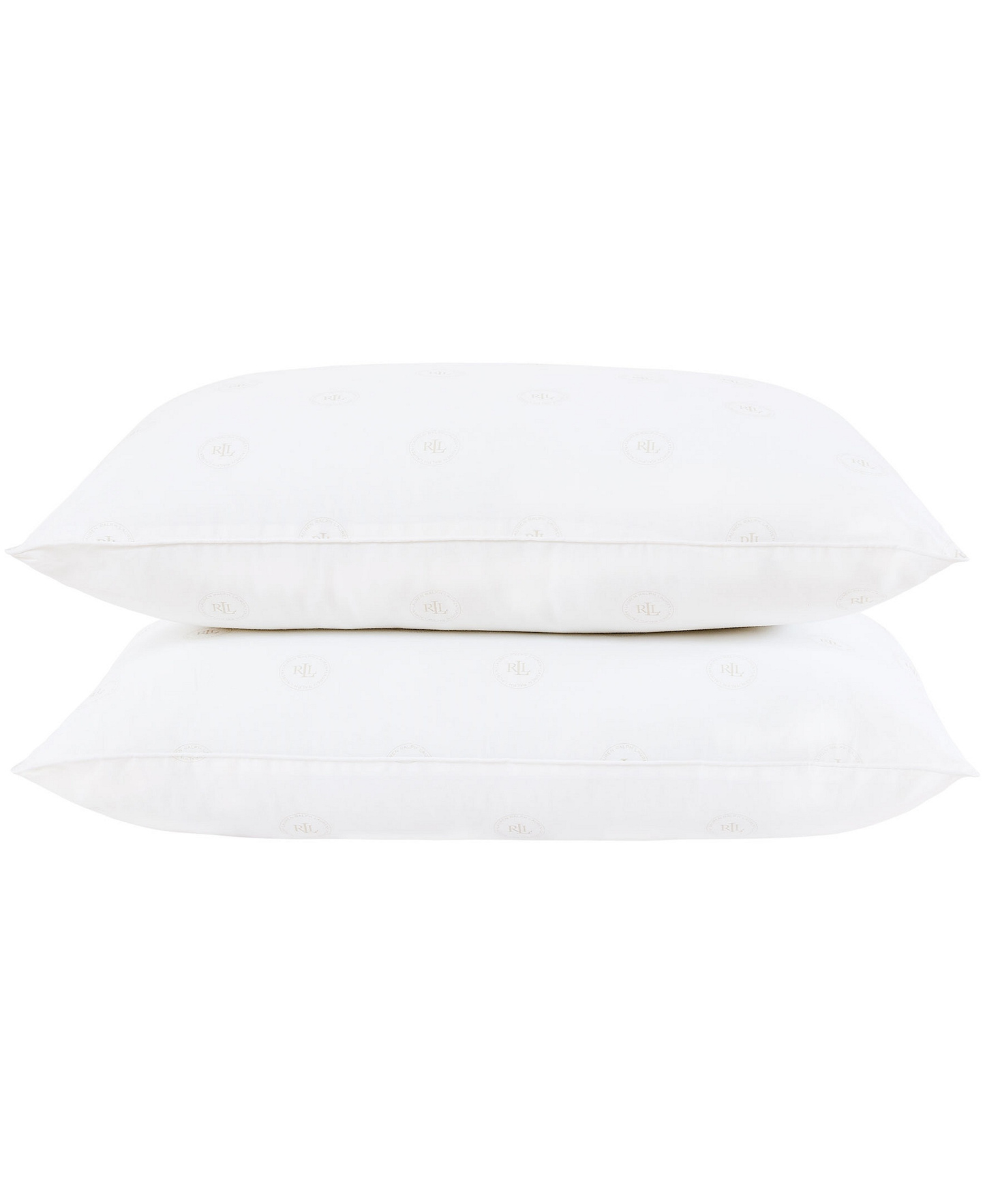 Lauren Ralph Lauren Dalton Logo 2-Pack Pillows, Standard/Queen - White