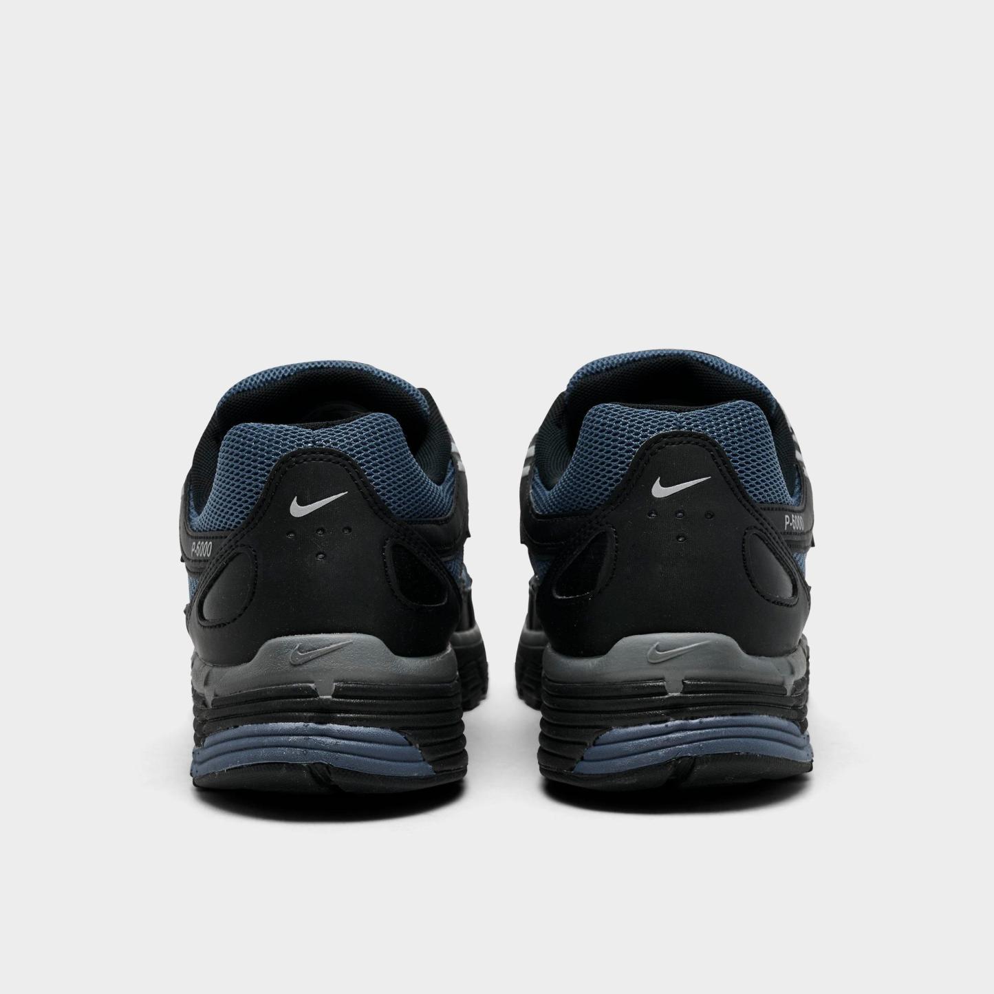 Men's Nithtke P-6000 Casual Shoes - Part 3 - Diffused Blue/Cool Grey/Metallic Silver/Black - Back view