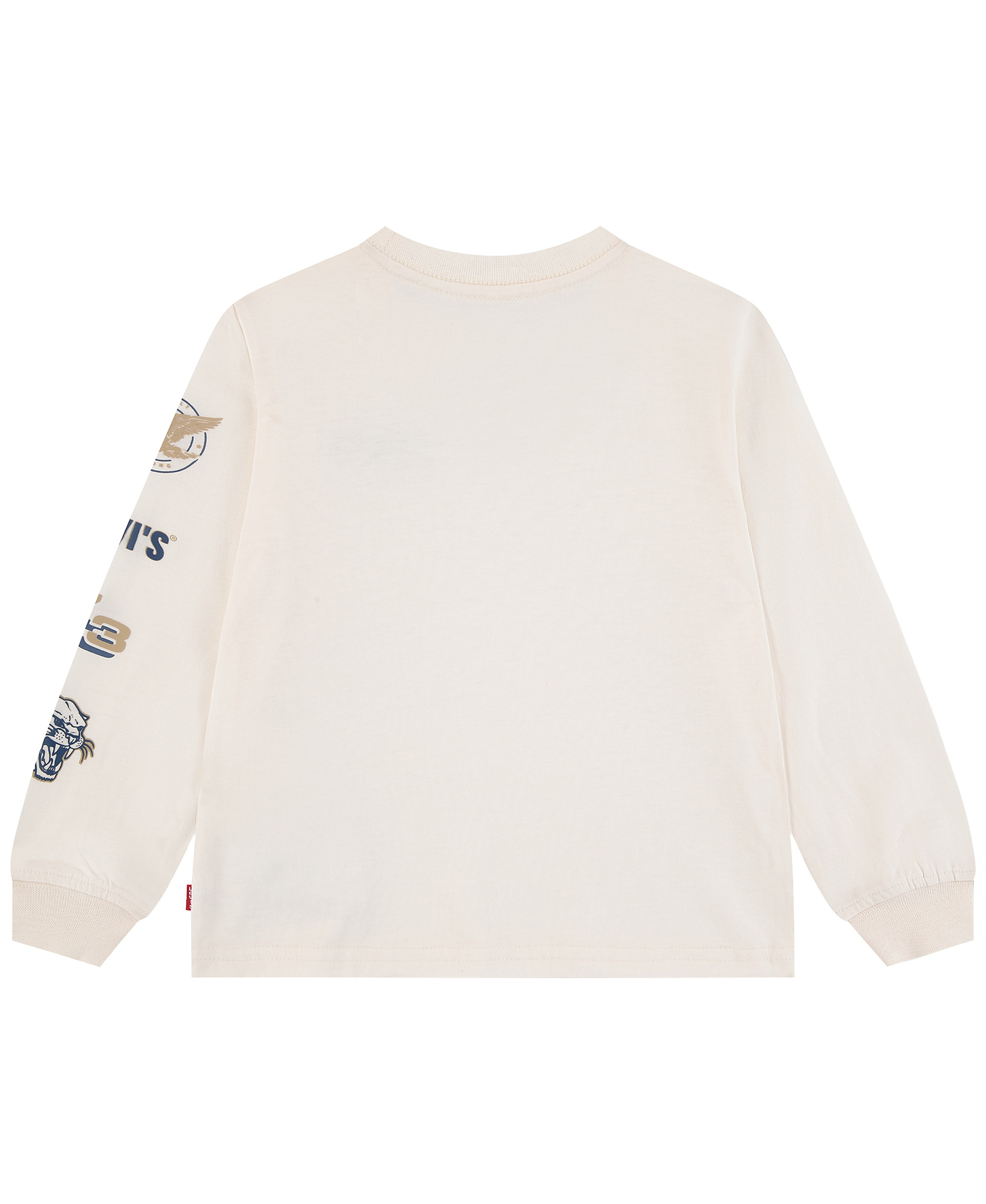 Levi's Boys' 2T-7 Collegiate Icons Long-Sleeve T-Shirt - Levi's Egret