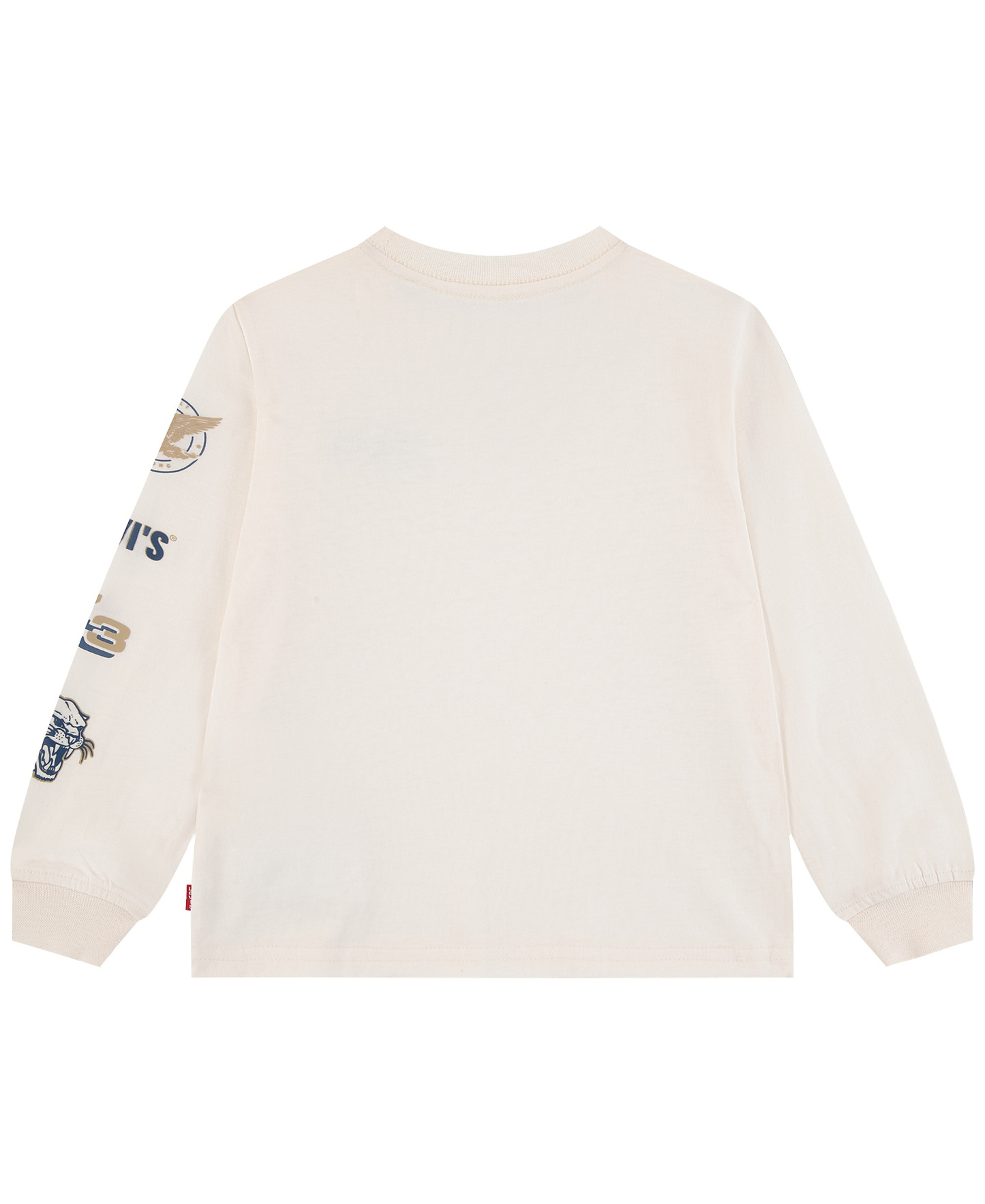 Levi's Boys' 2T-7 Collegiate Icons Long-Sleeve T-Shirt - Levi's Egret