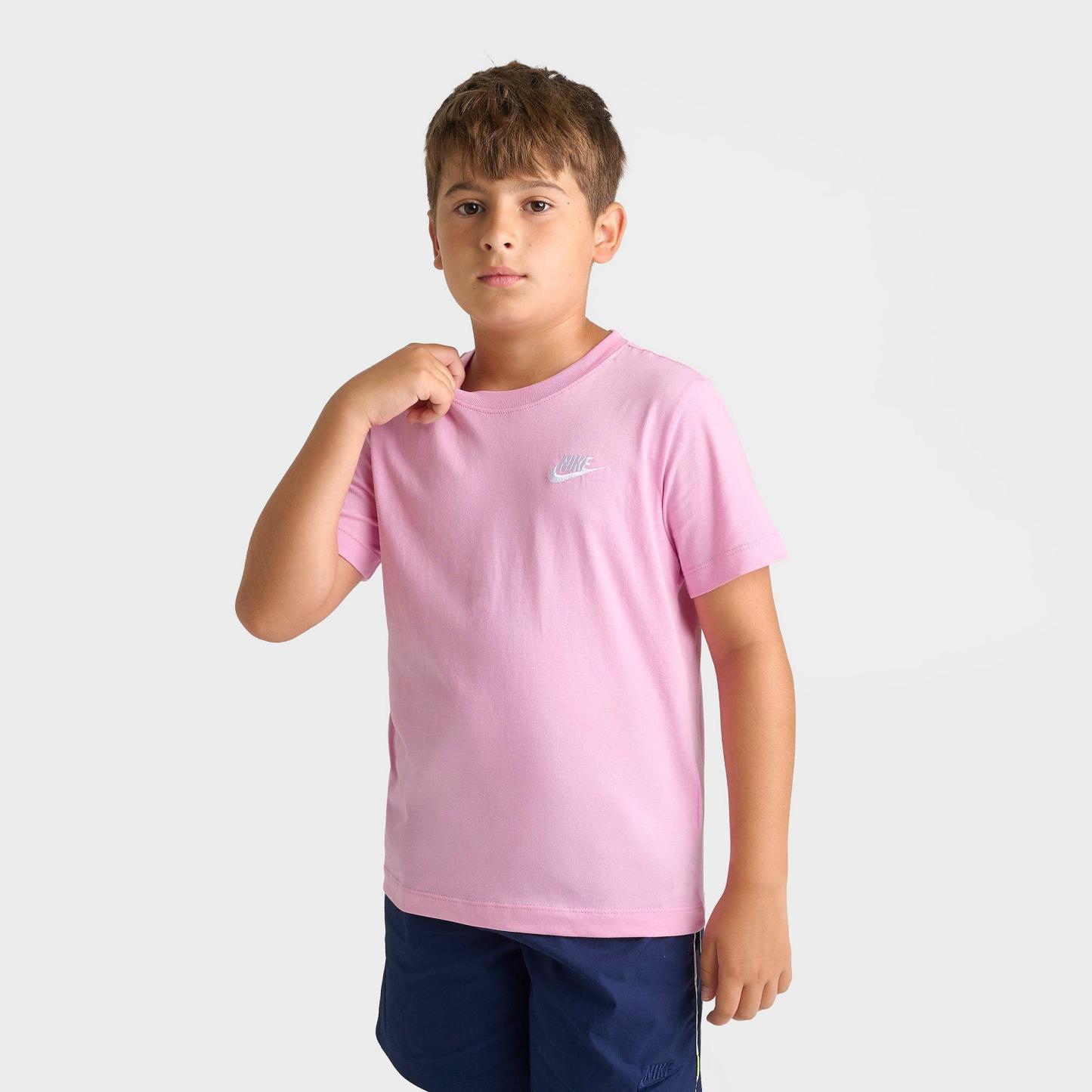 Big Kids' Nithtke Sportswear T-Shirt - Pink Rise