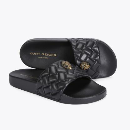 Kurt Geiger London Meena Eagle Slide - Black - view 5
