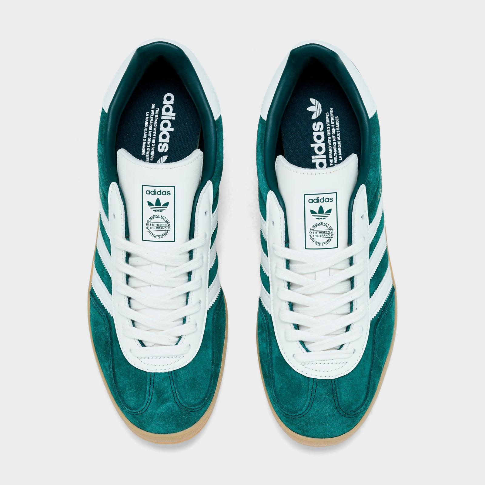 Men's adidas Originals Gazelle Indoor Casual Shoes - Aurora Ivy/White/Gum - view 5