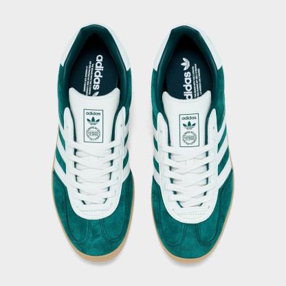 Men's adidas Originals Gazelle Indoor Casual Shoes - Aurora Ivy/White/Gum - view 5