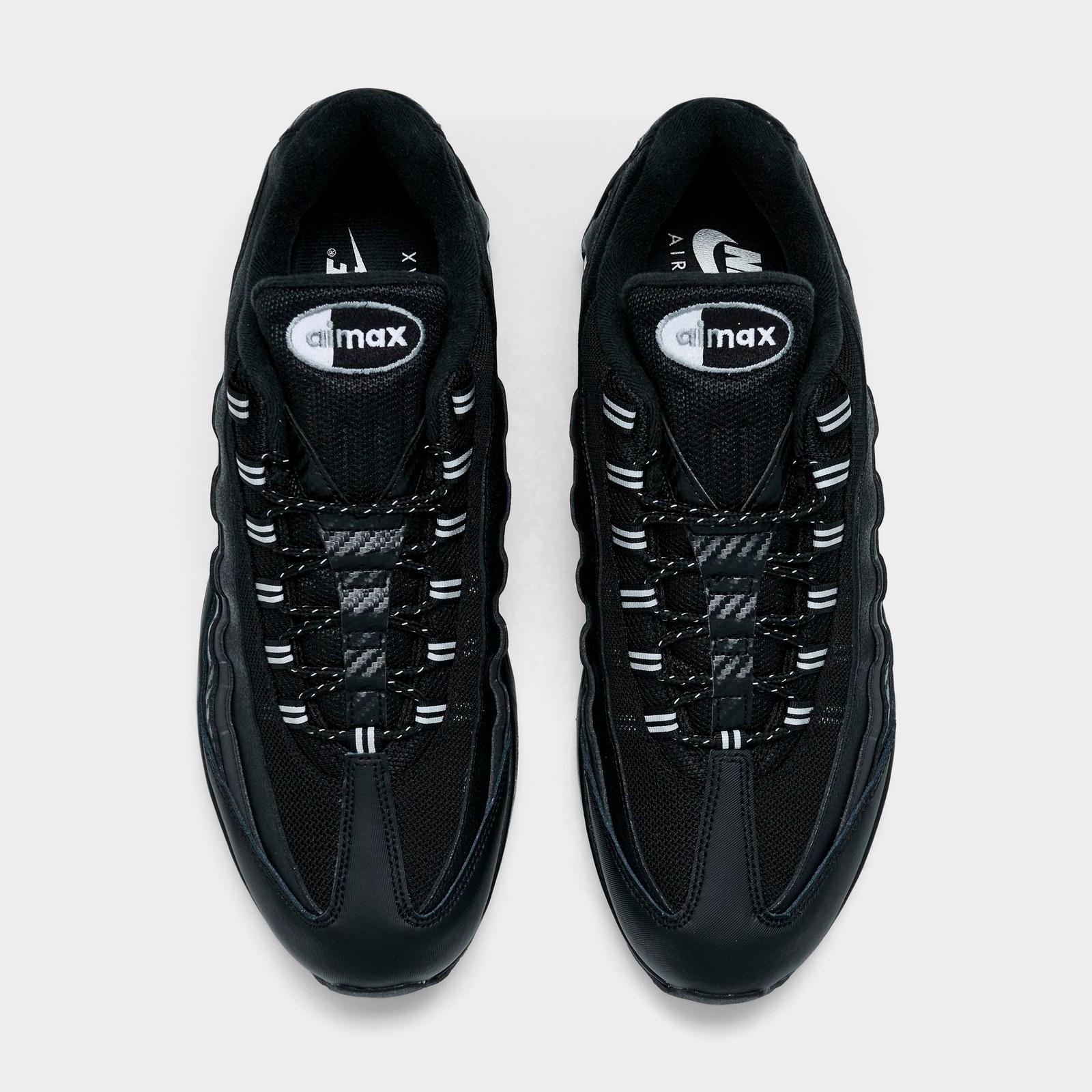 Men's Nike Air Max 95 Big Bubble Casual Shoes - Black/Metallic Silver/Cool Grey/White