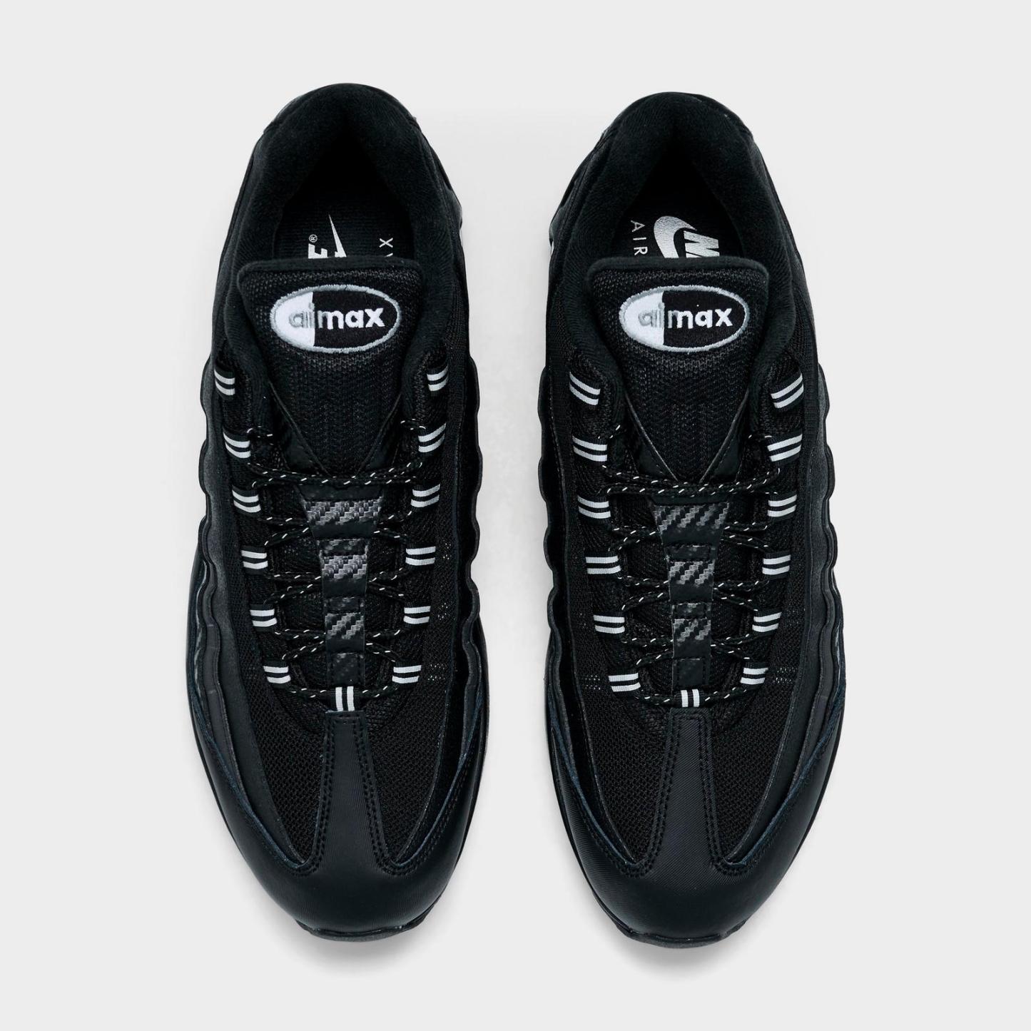 Men's Nike Air Max 95 Big Bubble Casual Shoes - Black/Metallic Silver/Cool Grey/White