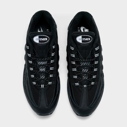 Men's Nike Air Max 95 Big Bubble Casual Shoes - Black/Metallic Silver/Cool Grey/White