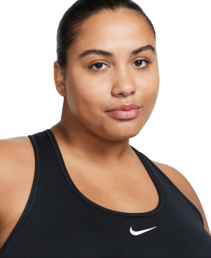 Nike Women's Swoosh Padded Sports Bra - Black