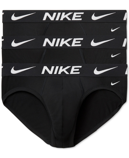 Nike Men's 3-Pack Dri-FIT Essential Micro Hip-Brief - Black