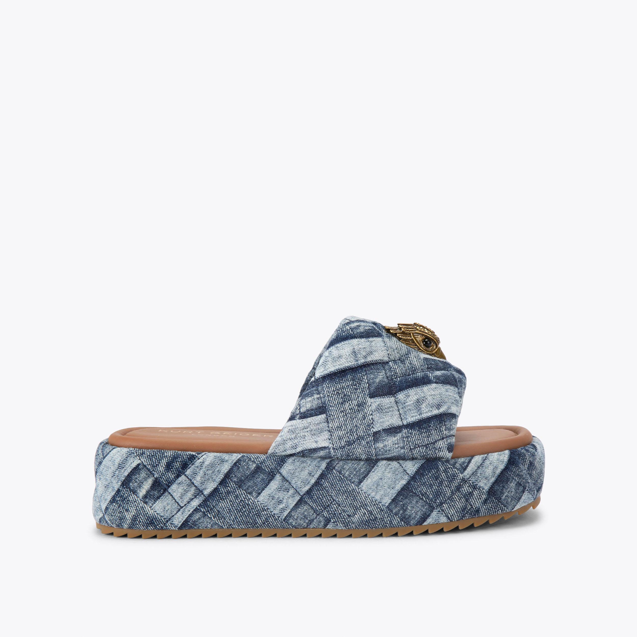 Kurt Geiger London Kensington Puff Sandal - Blue