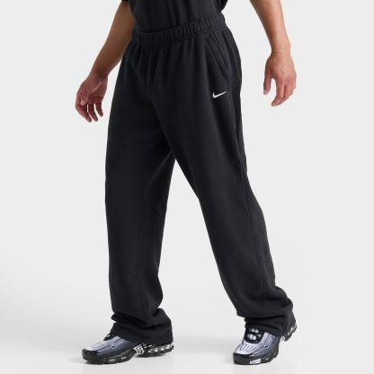 Men's Nithtke NOCTA Fleece CS Open-Hem Sweatpants - Black/Black/White