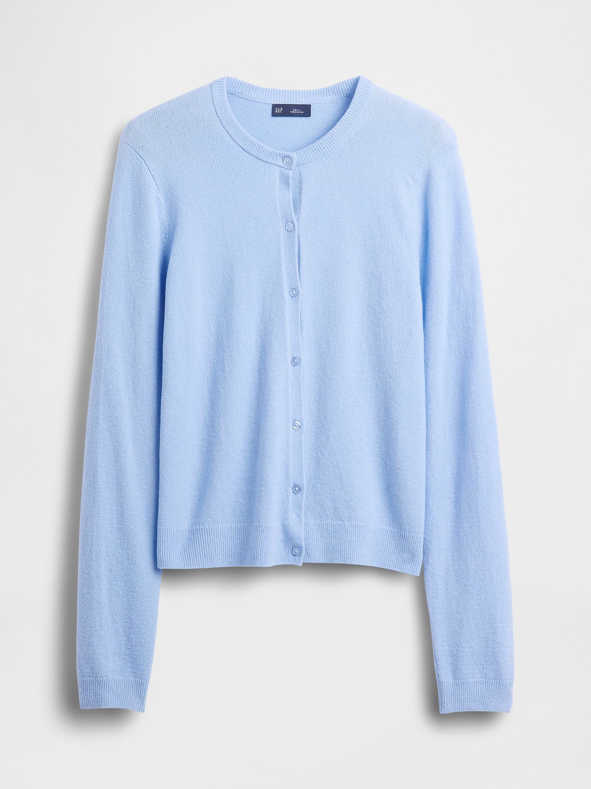 CashSoft Crop Cardigan - Wind blue