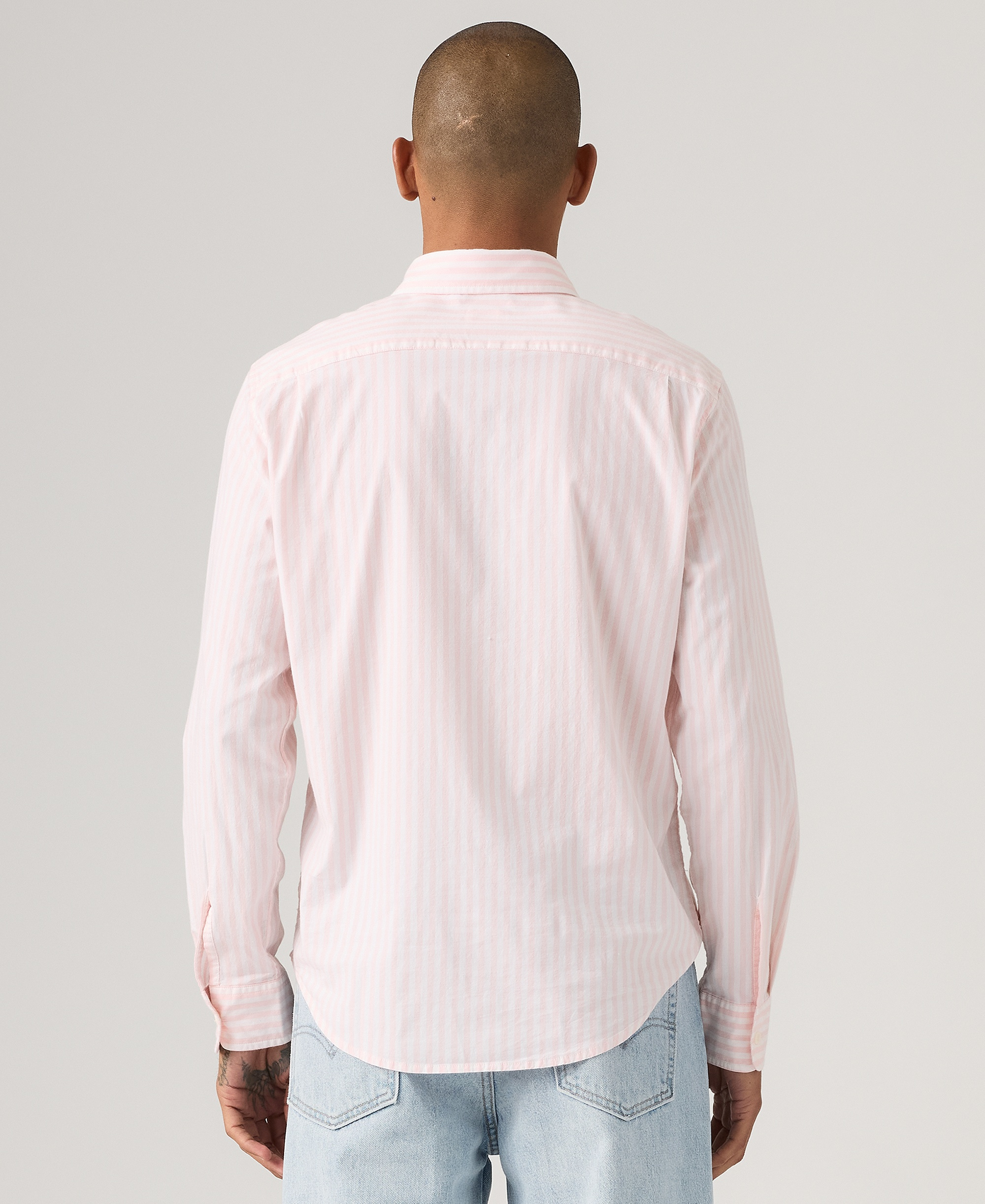 Levi's Men's Classic Pocket Regular-Fit Long-Sleeve Shirt - Light Pastel Pink