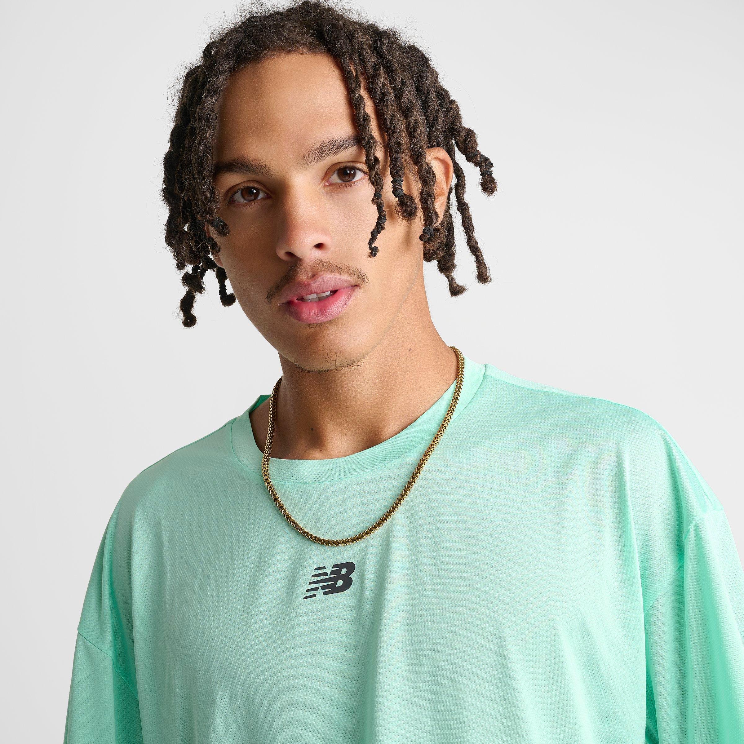 Men's New Balance Fast Days Running T-Shirt - Mint/Grey - view 5