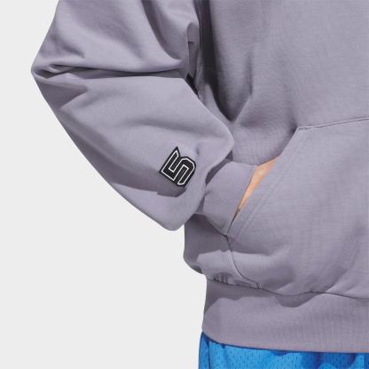 Men's adidas Anthony Edwards Foundation Full-Zip Hoodie - Slate