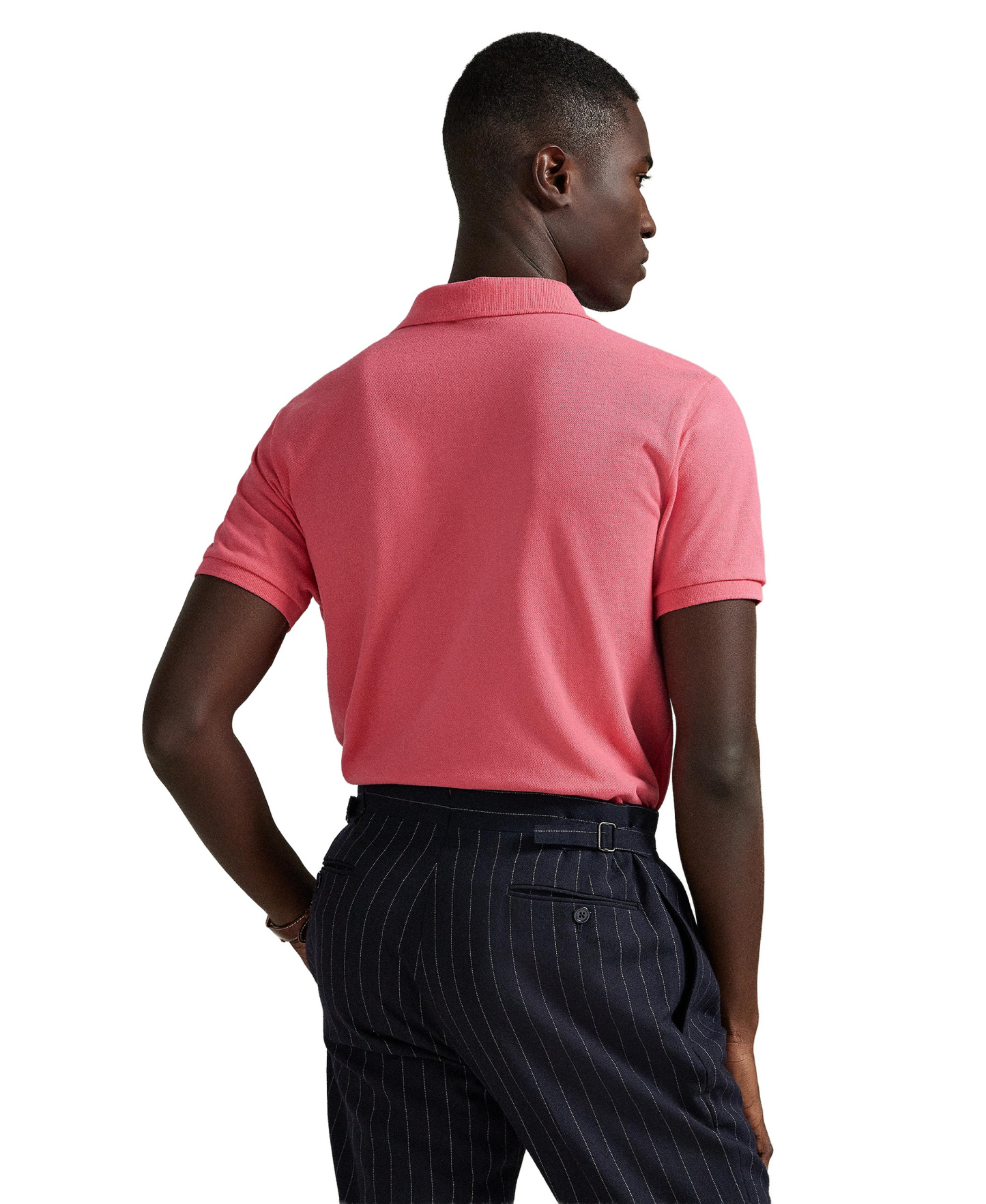 Polo Ralph Lauren Men's Custom Slim-Fit Mesh Polo Shirt - Hot Pink
