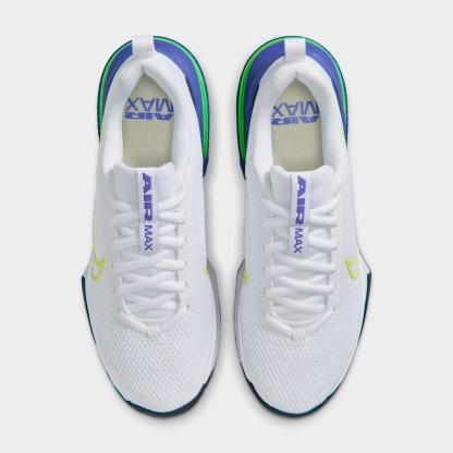 Men's Nithtke Air Max Alpha Trainer 6 Training Shoes - Part 1 - White/Persian Violet/Obsidian/Light Lemon Twist - Top view