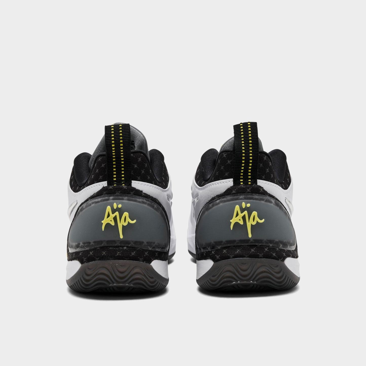 Nithtke A'Two A'ja Wilson Basketball Shoes - Part 1 - White/Black - Back view