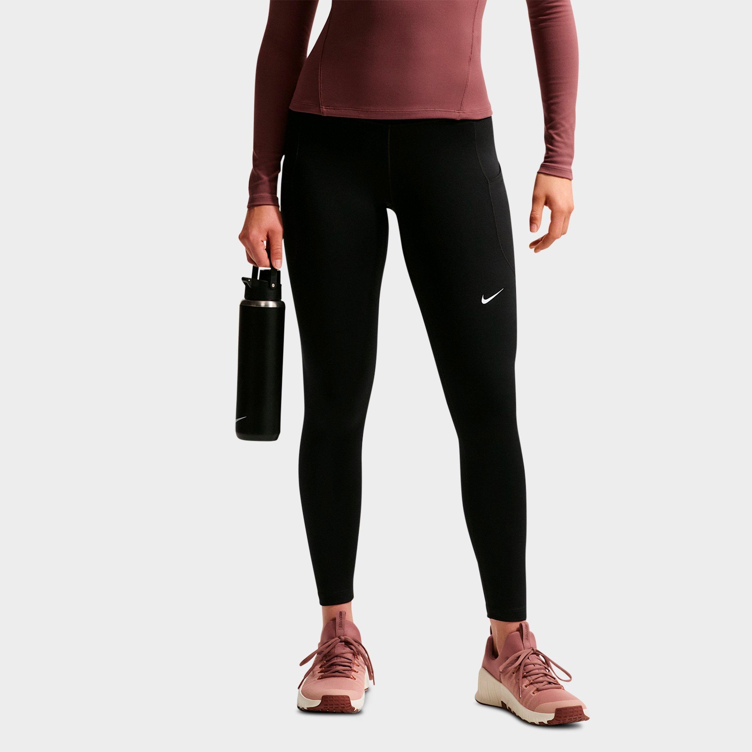 Women's Nithtke One Dri-FIT High-Rise 7/8 Training Tights - Black/White