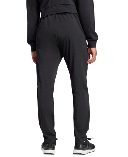 adidas Men's Essentials Small Logo Single Jersey Pants - Black