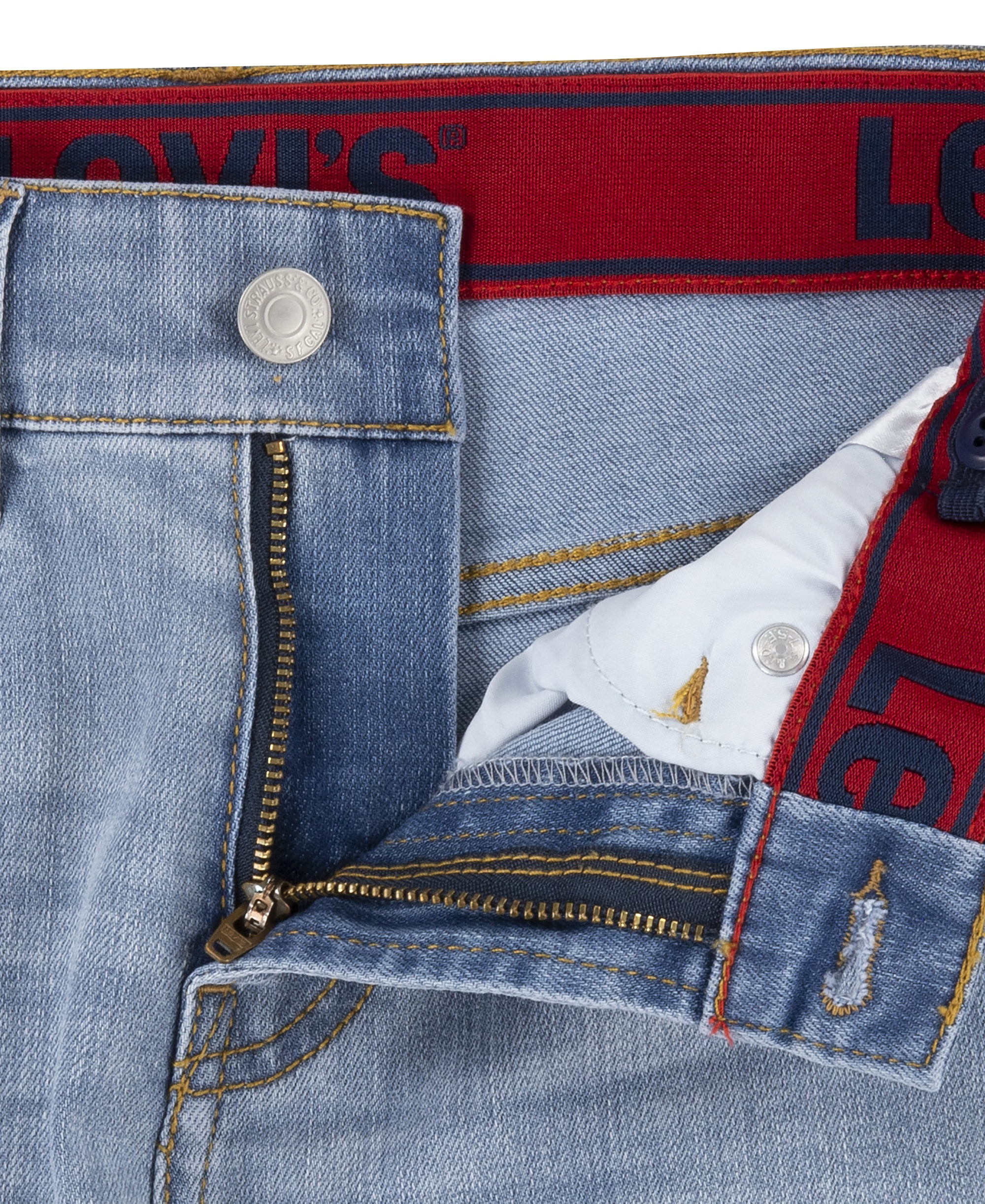 Levi's Boys' 8-20 514 Straight Fit Stretch Performance Jeans - Blue Stone