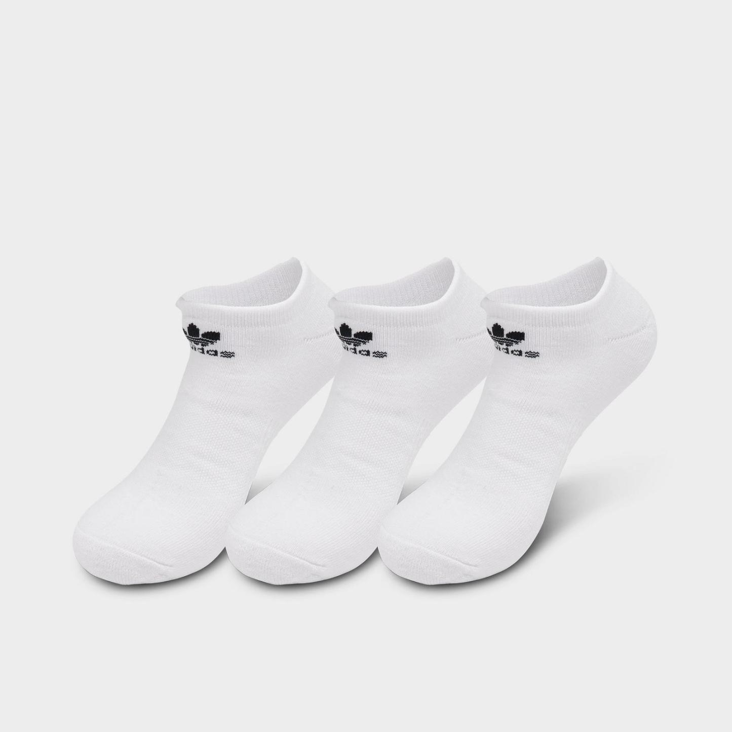 Men's adidas Originals No-Show Socks (6-Pack) - White/Black - view 4