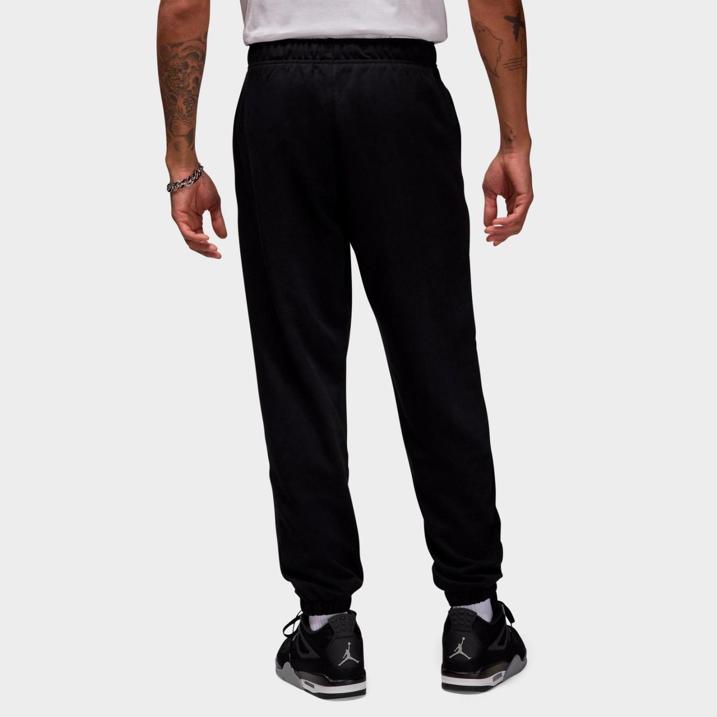 Men's Jordan Dri-FIT Sport Crossover Fleece Jogger Pants - Black/White - view 3