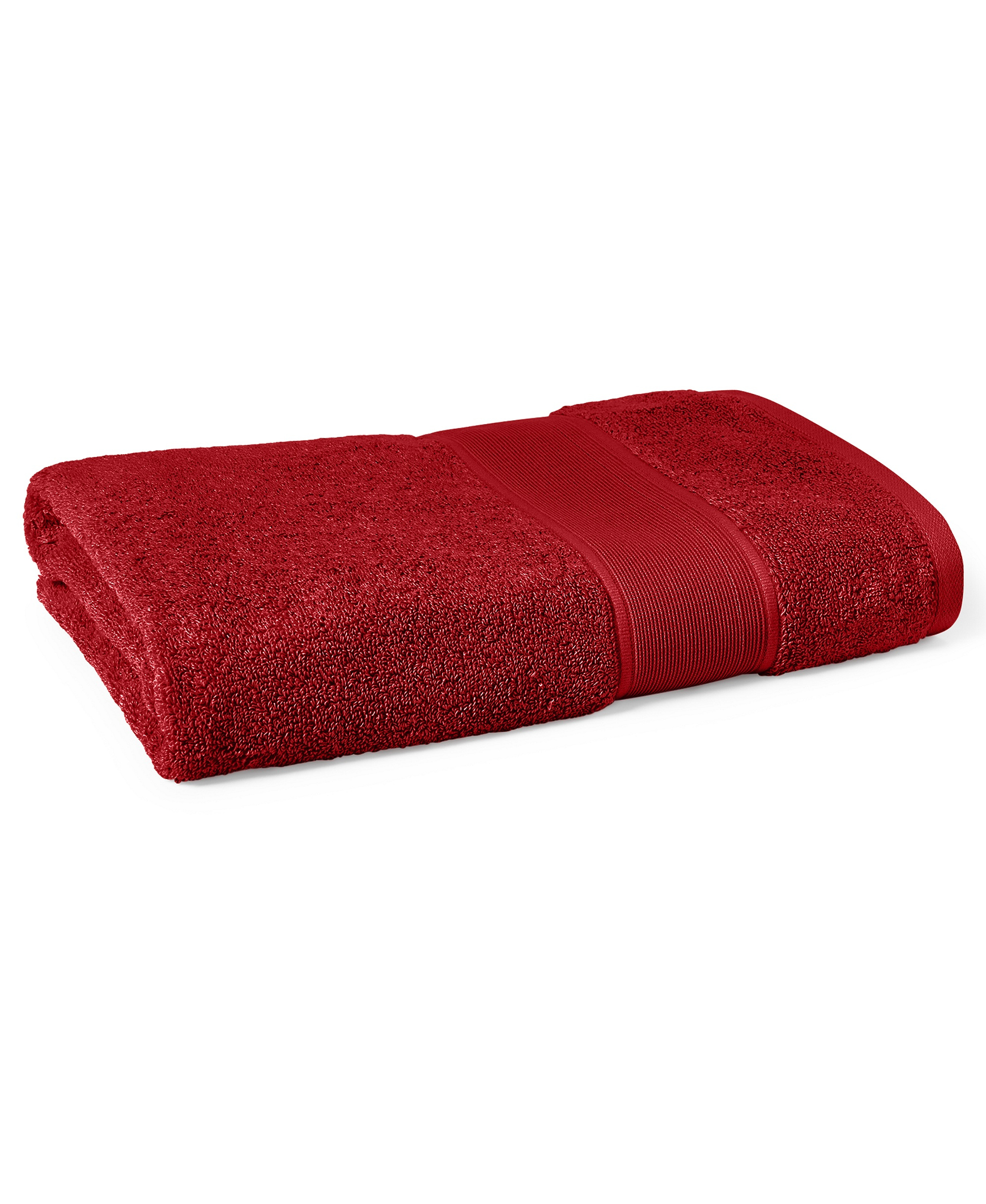 Lauren Ralph Lauren Sanders Solid Antimicrobial Cotton Bath Towel, 30" x 56" - Cherry Red