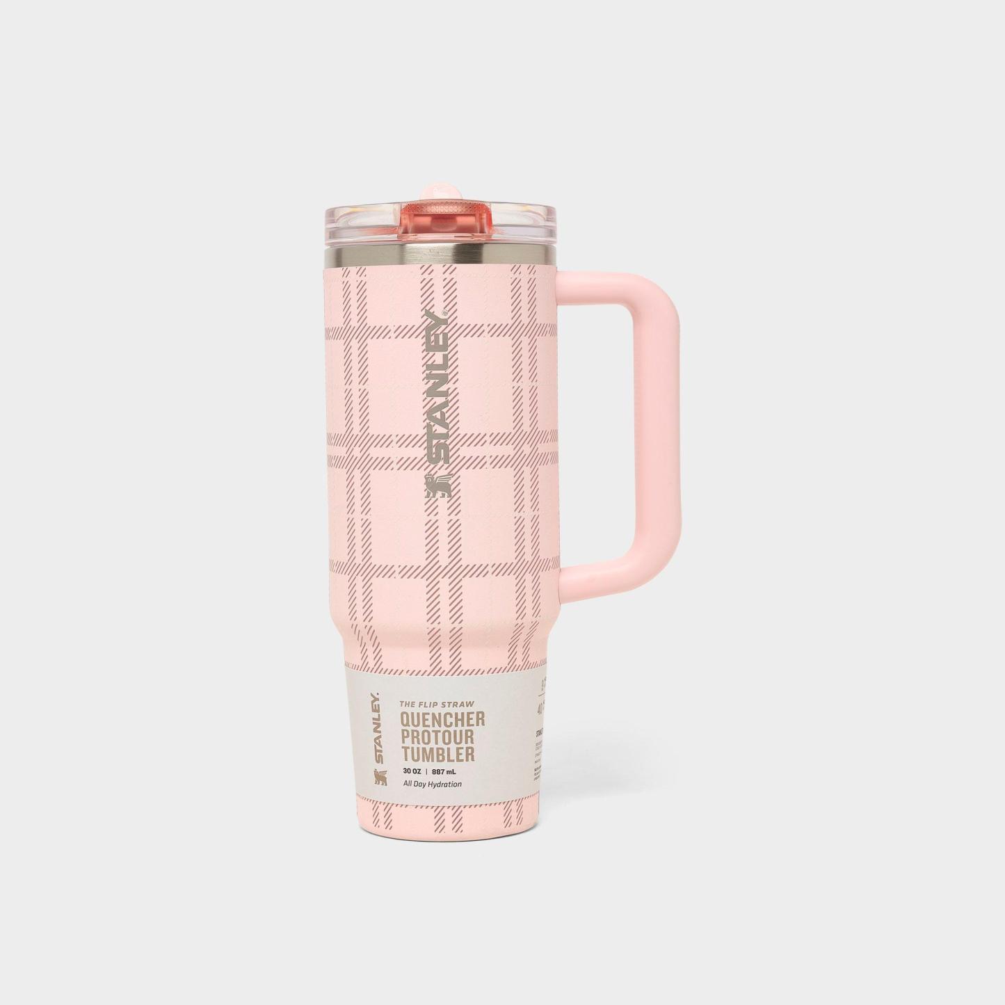 Stanley x Caitlin Clark Quencher ProTour Flip Straw Tumbler (30 oz) - Blossom Plaid