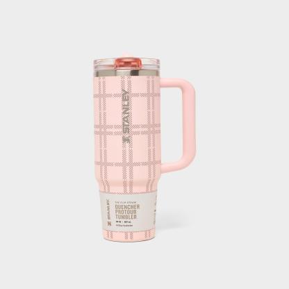 Stanley x Caitlin Clark Quencher ProTour Flip Straw Tumbler (30 oz) - Blossom Plaid