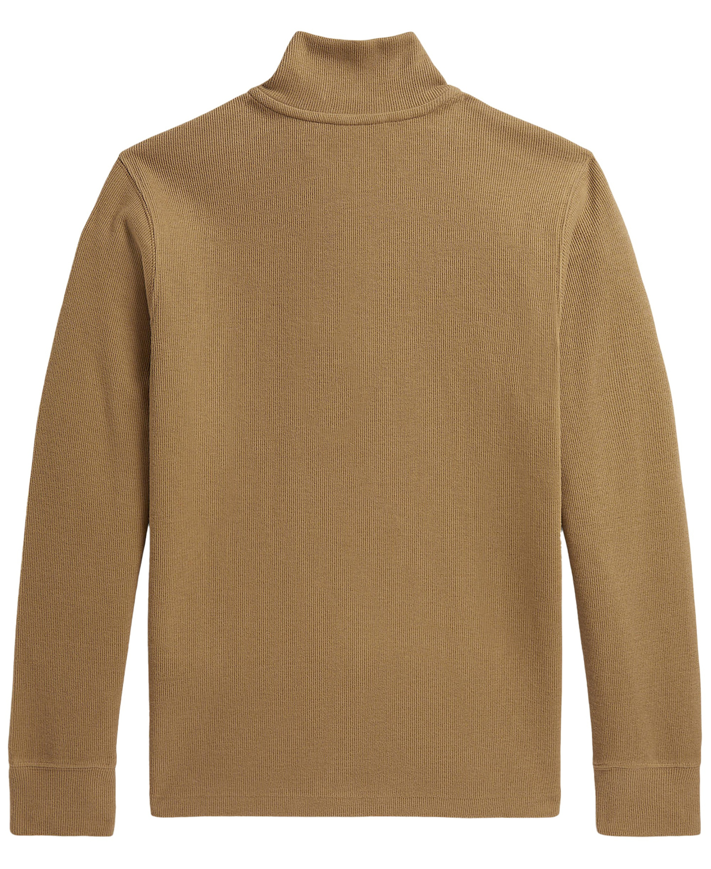 Polo Ralph Lauren Boys' 8-20 Estate Rib Quarter-Zip Sweater - Camel