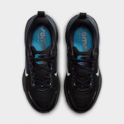 Big Kids' Nithtke Vomero 18 Running Shoes - Part 1 - Black/Light Current Blue/Anthracite/Silver - Top view