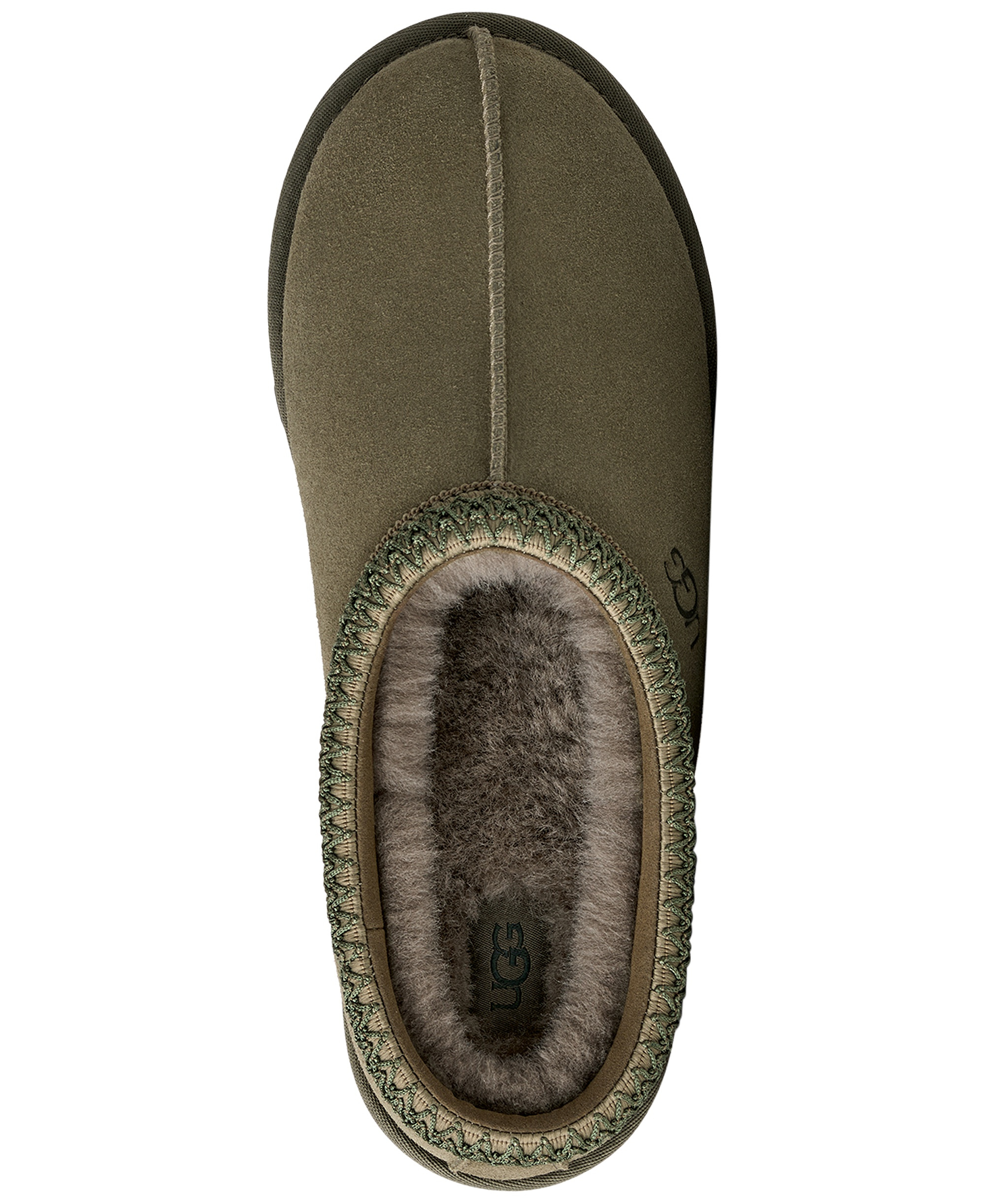 UGG® Men's Tasman II Round-Toe Slippers - Burnt Olive/Forest Night